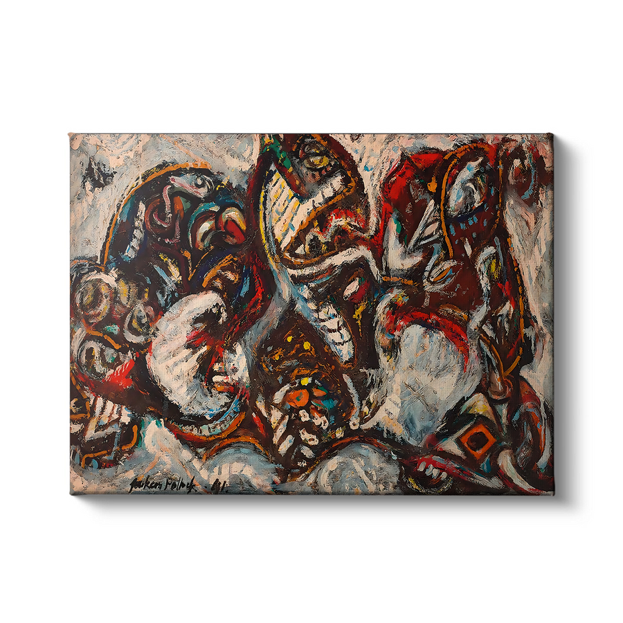 Composition with forms - Jackson Pollock