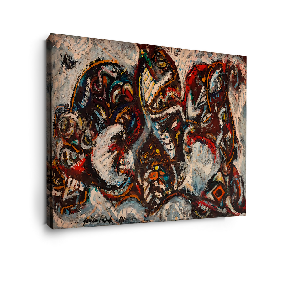 Composition with forms - Jackson Pollock