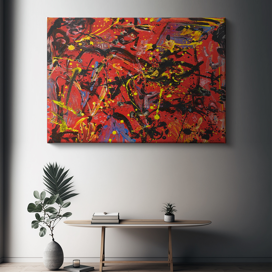 Red Composition - Jackson Pollock