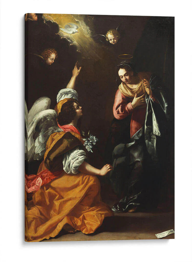 La anunciación - Artemisia Gentileschi