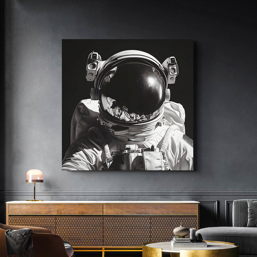 Astronauta Blanco y Negro