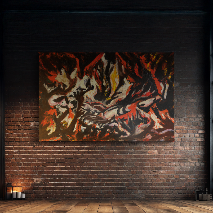 The Flame - Jackson Pollock