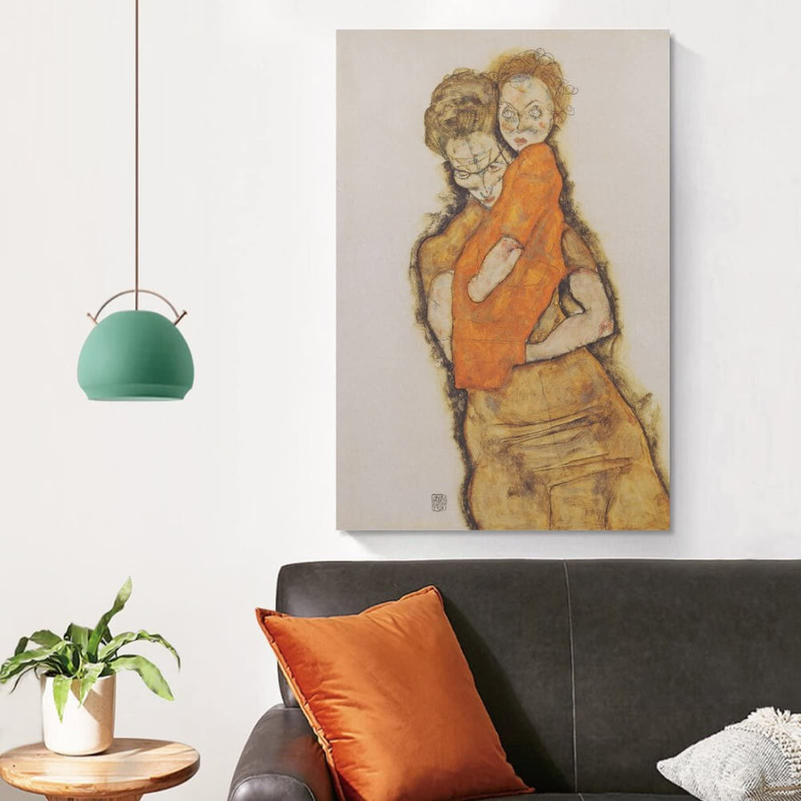 Egon Schiele - Madre e Hijo (1914)
