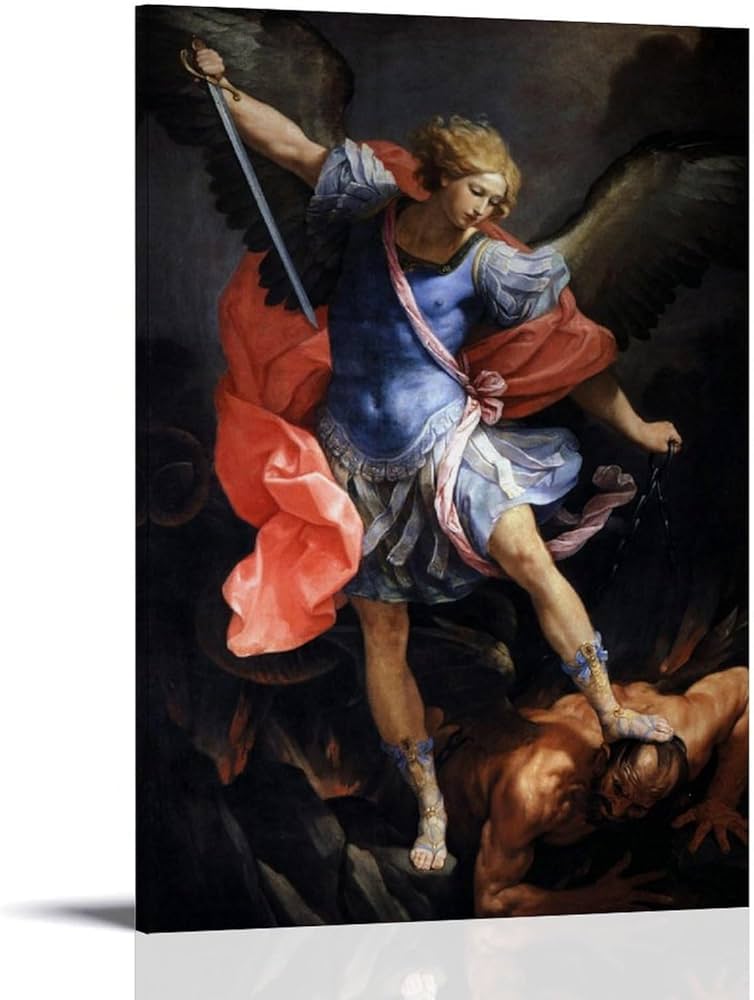 Erzengel San Miguel Arcángel derrotando a Satanás  - Guido Reni