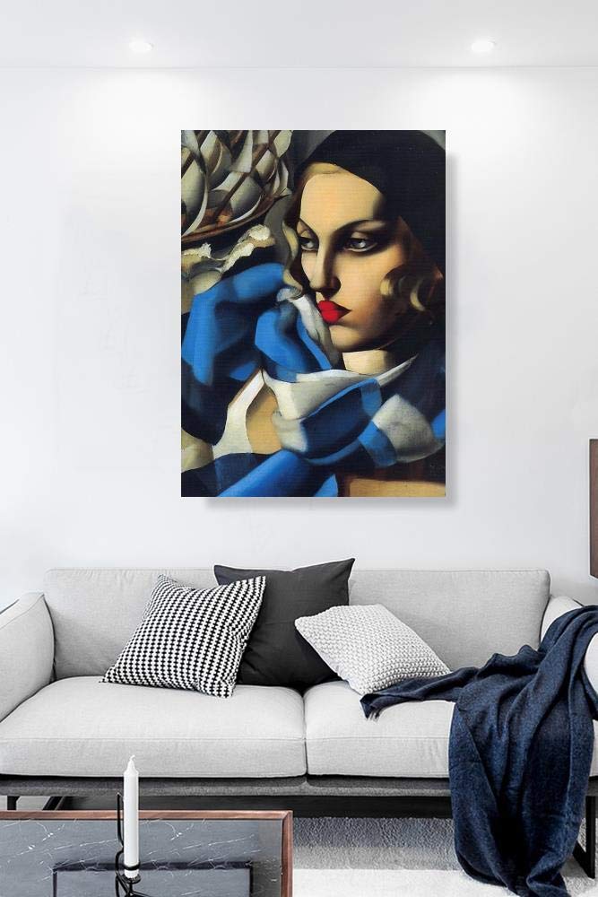 The Blue Scarf  - Tamara de Lempicka