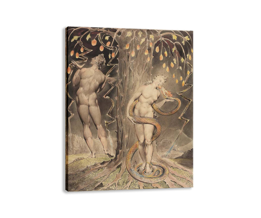 La tentación y la caída de Eva  - William Blake