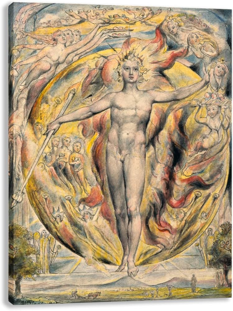 El sol en su puerta oriental  - William Blake
