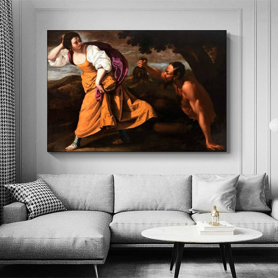 Corisca y el sátiro (1630-35)  - Artemisia Gentileschi