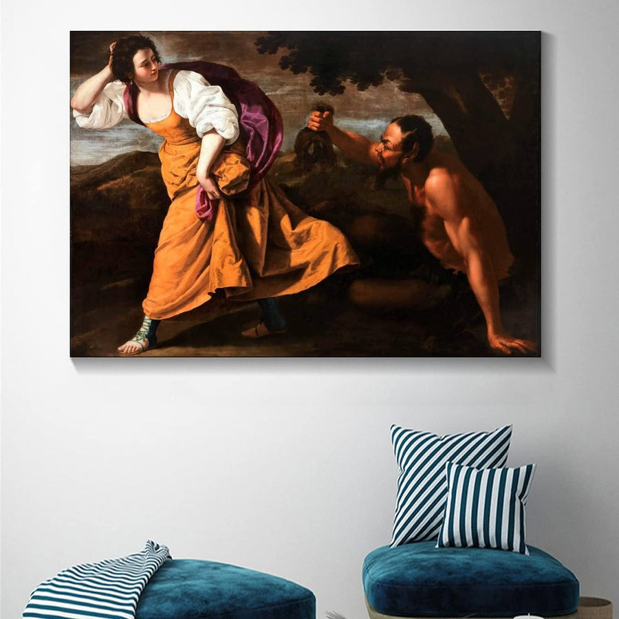 Corisca y el sátiro (1630-35)  - Artemisia Gentileschi