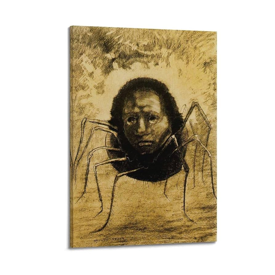 The Crying Spider - Odilon Redon