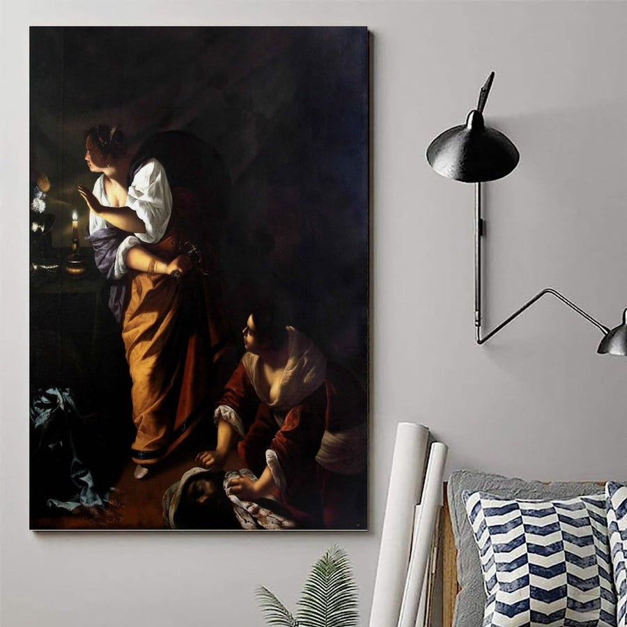 Judith y sirvienta con la cabeza de Holofernes (1625)  - Artemisia Gentileschi