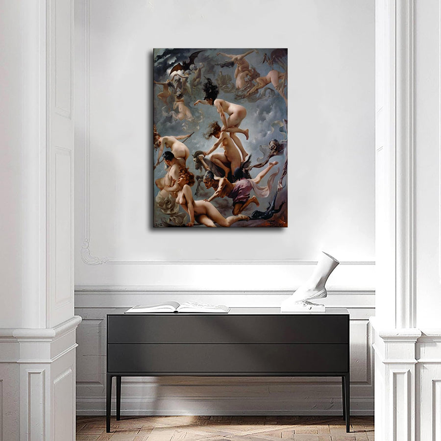Brujas Yendo Al Sabbath Luis Ricardo Falero Deco Galer a Brujas Yendo Al Sabbath Luis Ricardo Falero Deco Galer a