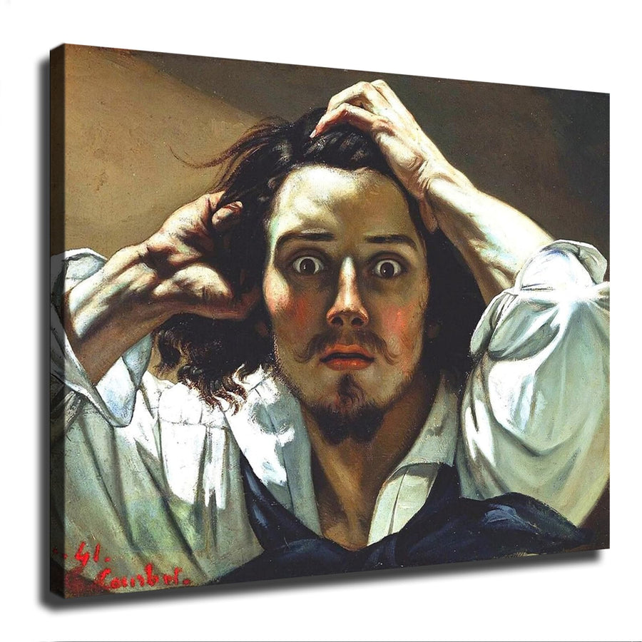 El hombre desesperado - Gustave Courbet