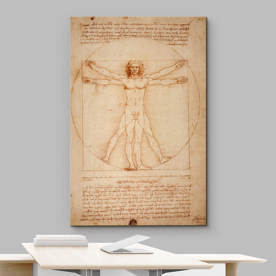 Hombre de Vitruvio - Leonardo da Vinci