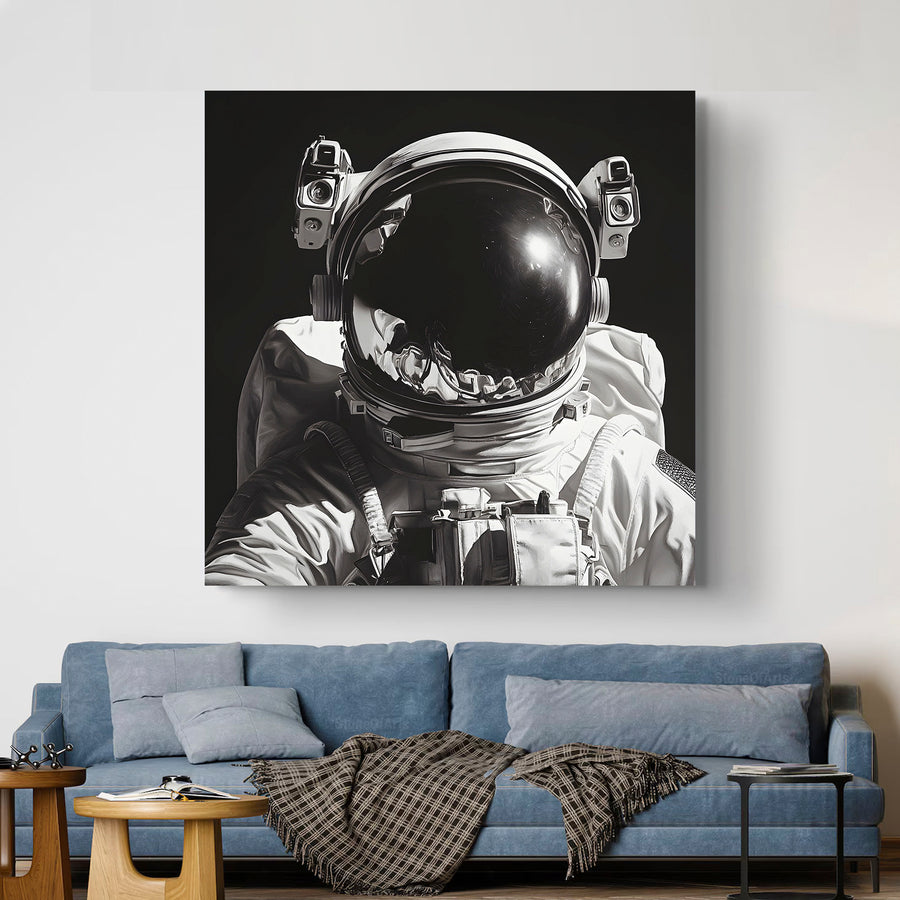 Astronauta Blanco y Negro