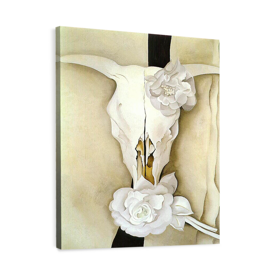 Cow skull and calico roses - Georgia O'Keeffe