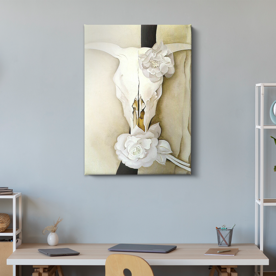 Cow skull and calico roses - Georgia O'Keeffe