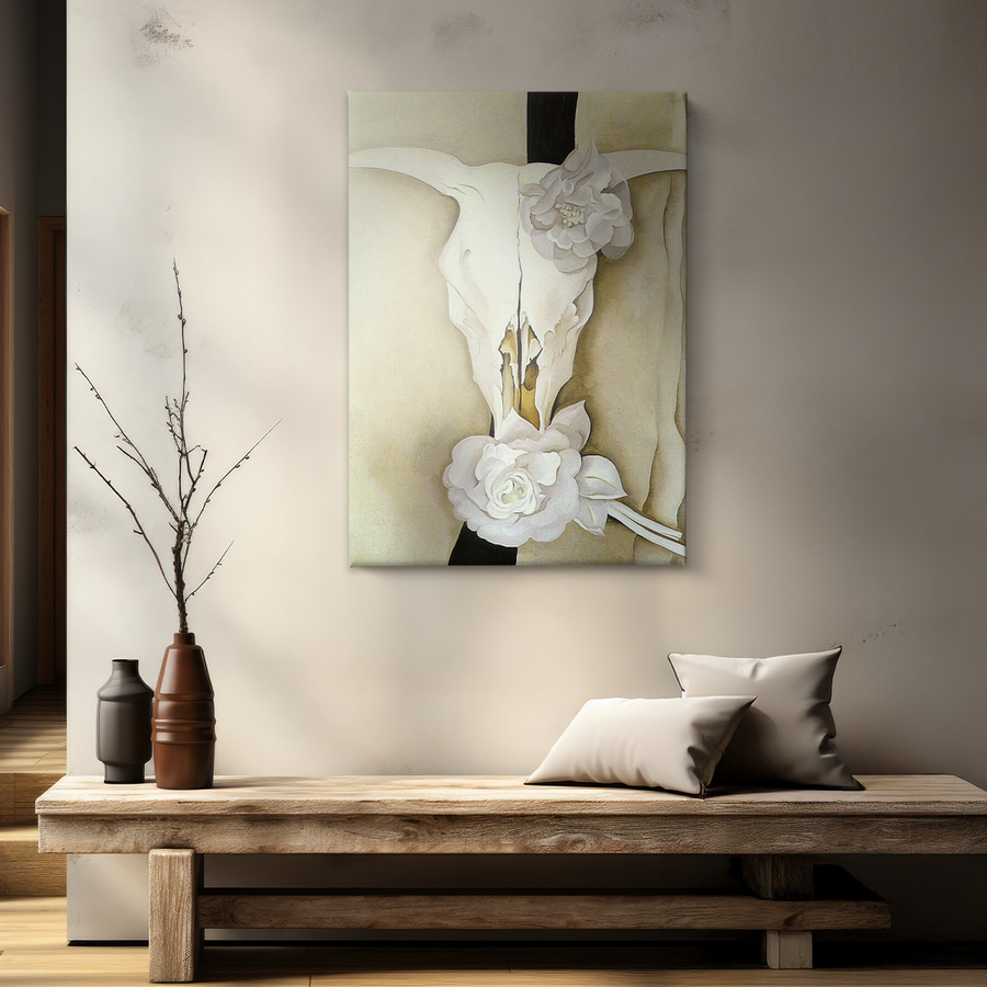 Cow skull and calico roses - Georgia O'Keeffe