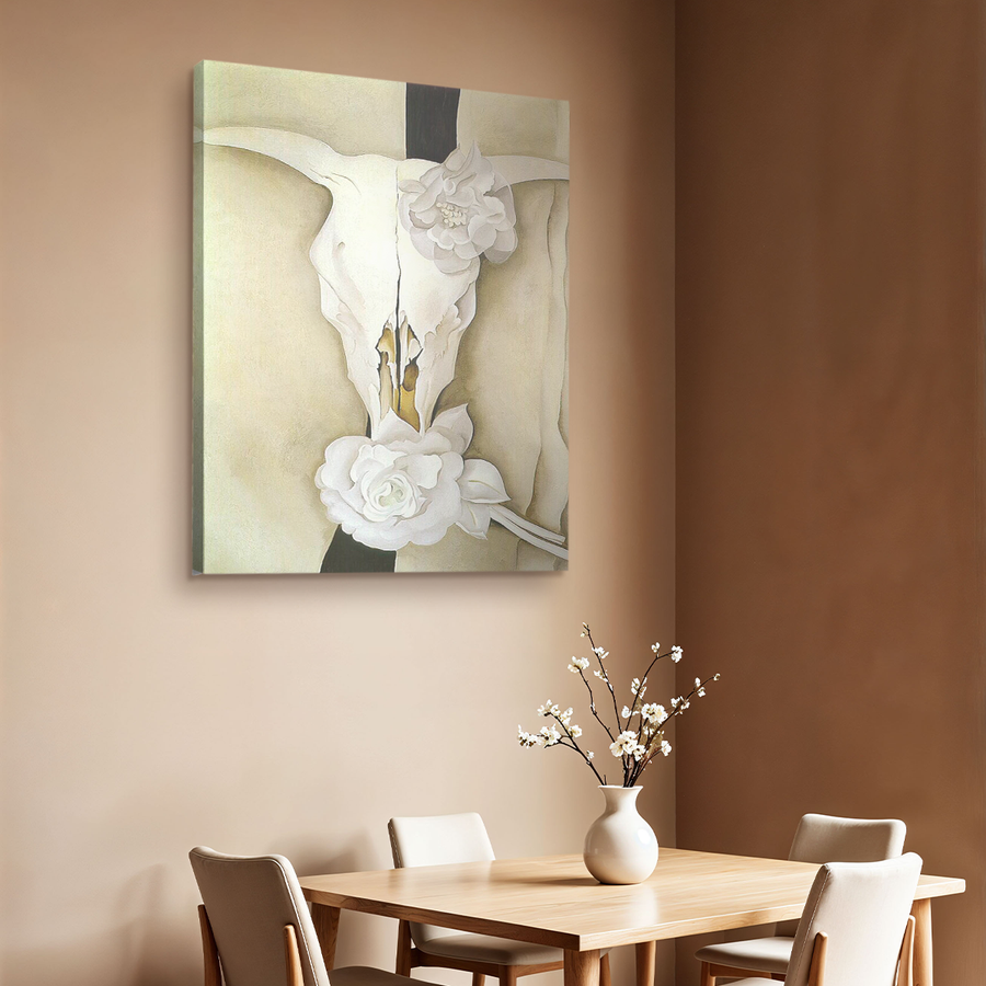 Cow skull and calico roses - Georgia O'Keeffe
