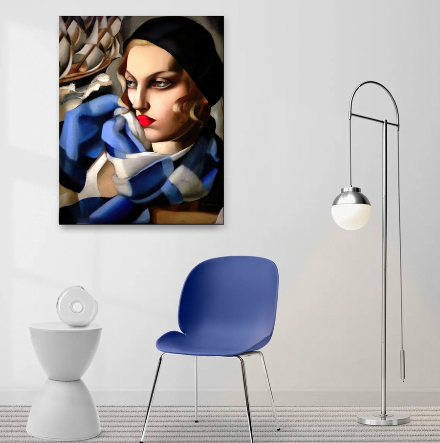 The Blue Scarf  - Tamara de Lempicka