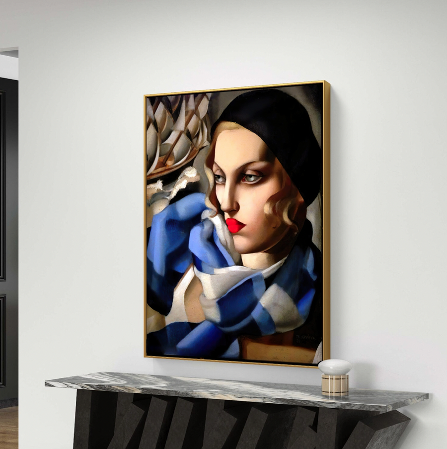 The Blue Scarf  - Tamara de Lempicka