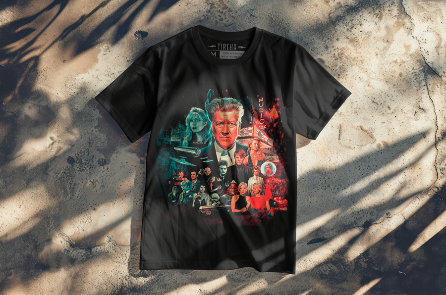 David Lynch Movies - Playera de manga corta