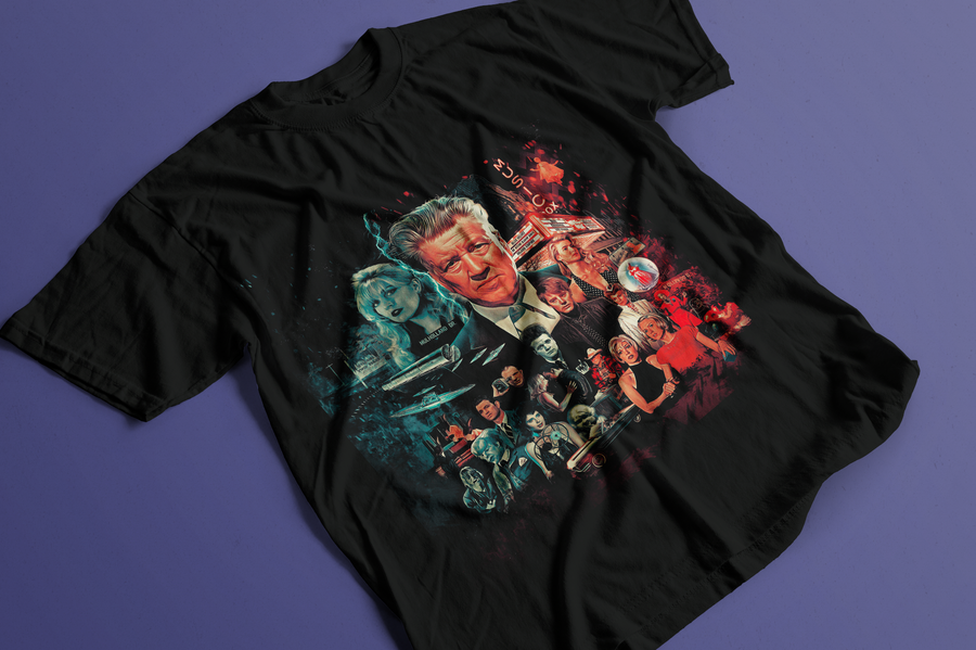David Lynch Movies - Playera de manga corta