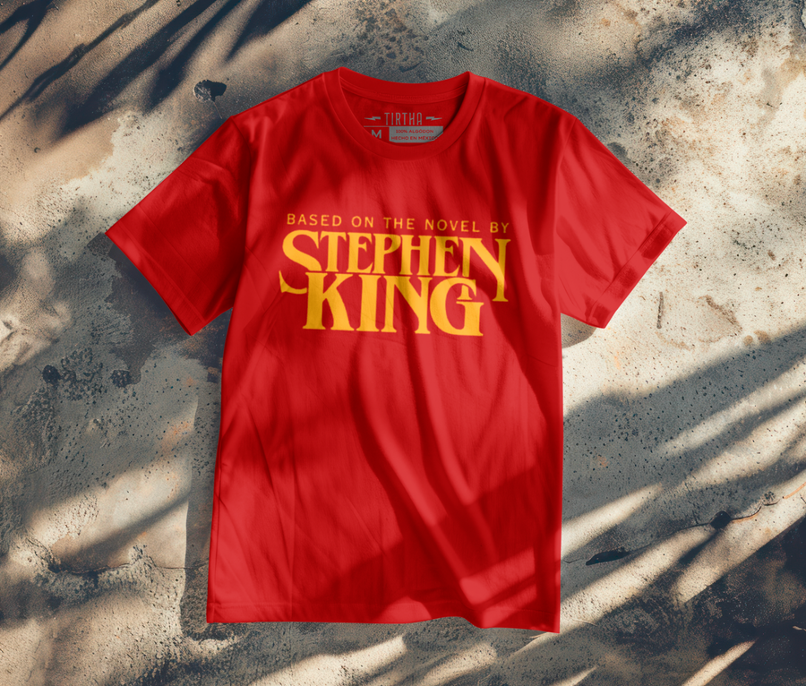 Based on the Novel by Stephen King - Playera de manga corta
