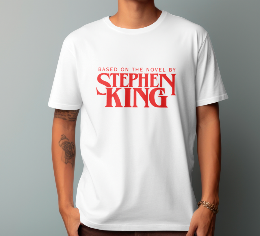 Based on the Novel by Stephen King - Playera de manga corta
