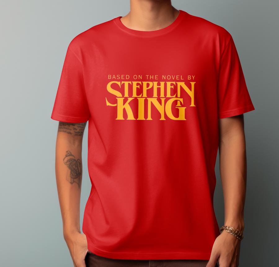 Based on the Novel by Stephen King - Playera de manga corta