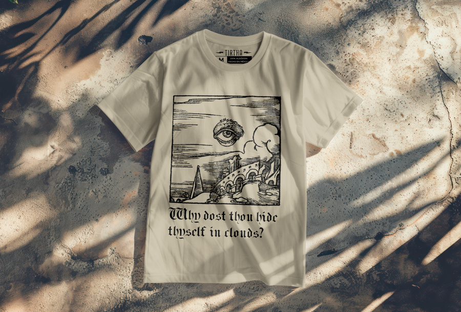 ¿Por qué te escondes en las nubes?  William Blake - Playera de manga corta