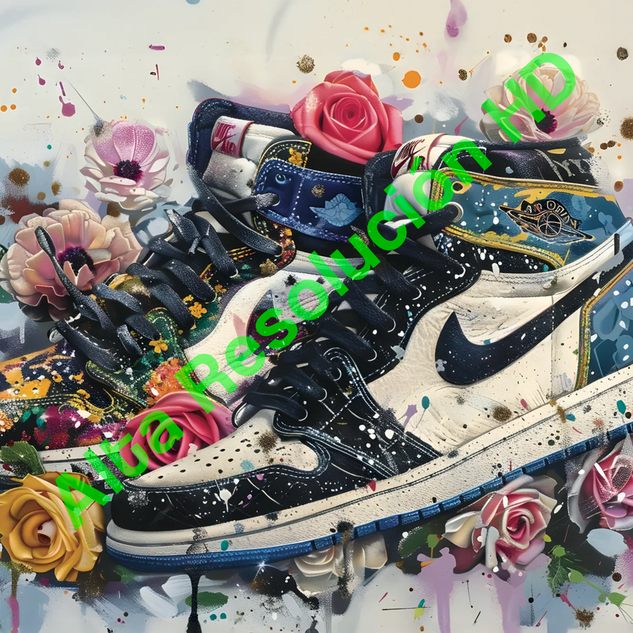 Sneakers Floral Bloom