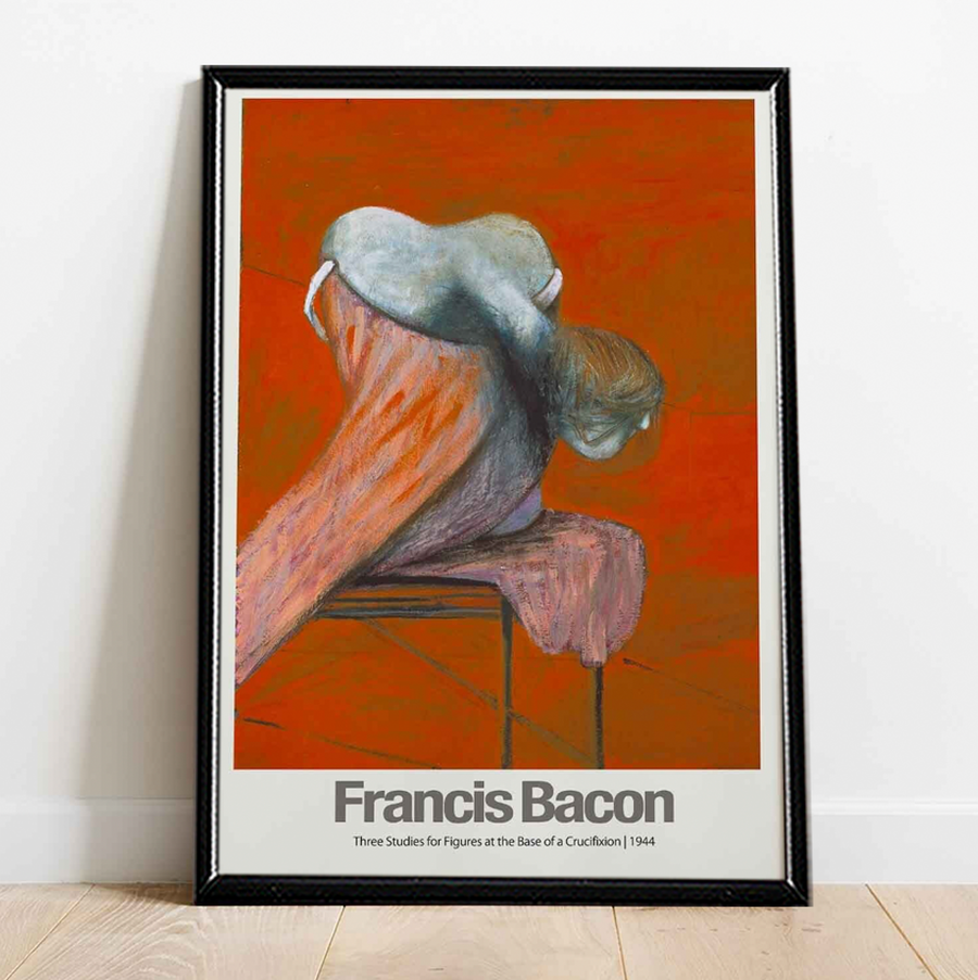 Tres estudios para figuras en la base de una crucifixión - Francis Bacon
