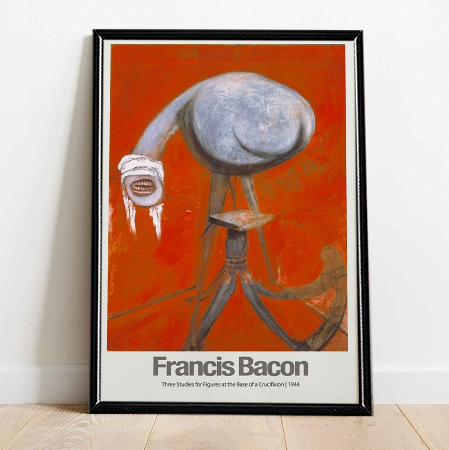 Tres estudios para figuras en la base de una crucifixión - Francis Bacon