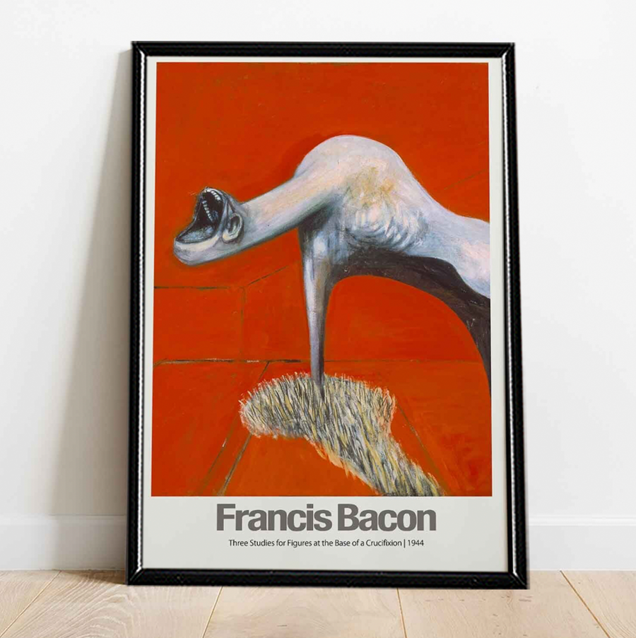 Tres estudios para figuras en la base de una crucifixión - Francis Bacon