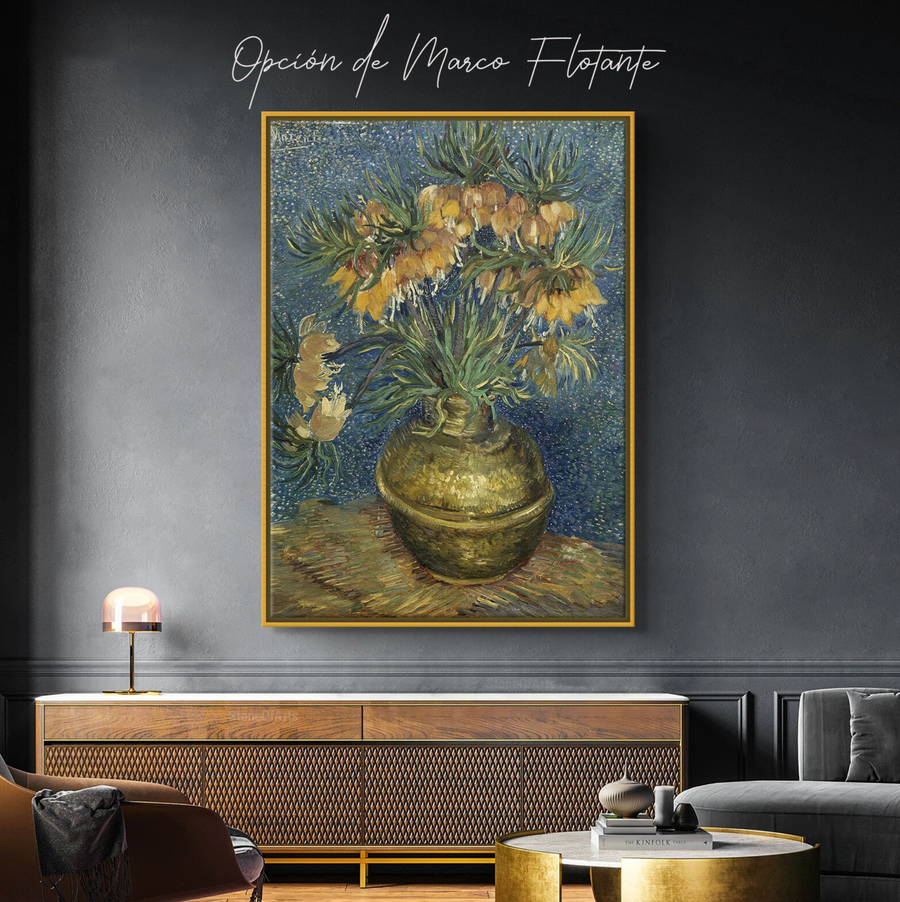 Fritilarias imperiales en un jarrón de cobre - Vincent van Gogh