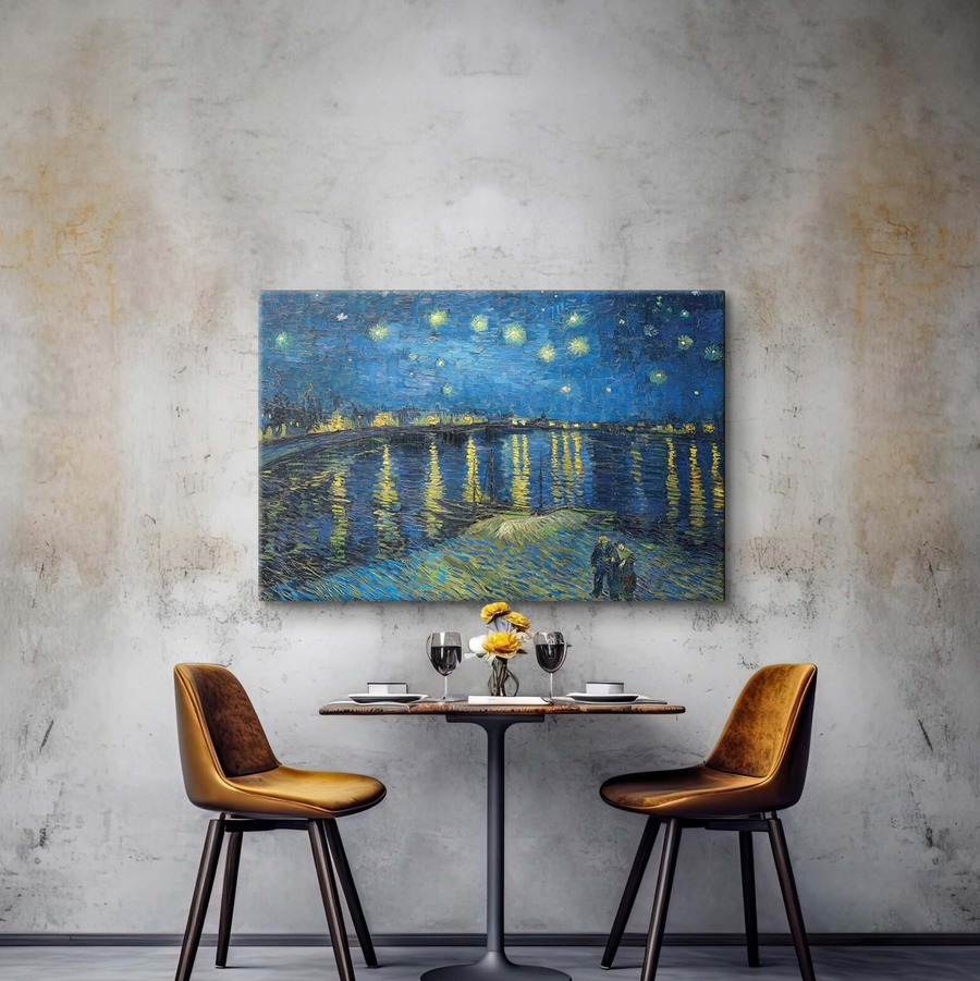Noche estrellada sobre el Ródano - V. Van Gogh