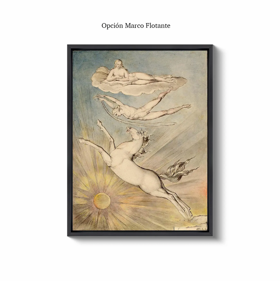 Como si un ángel cayera desde las nubes (1809) - William Blake
