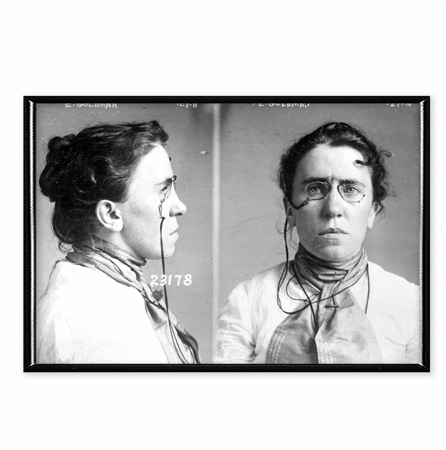 Foto policial de Emma Goldman