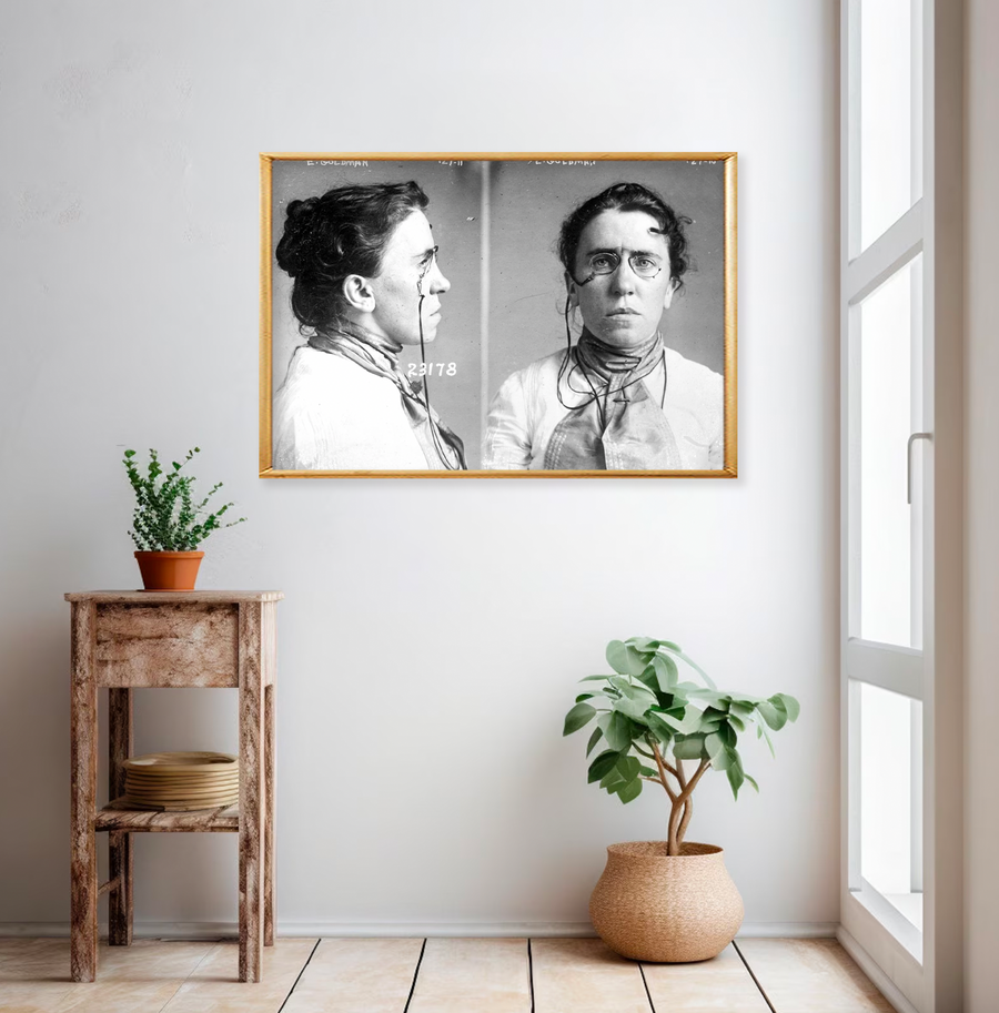 Foto policial de Emma Goldman