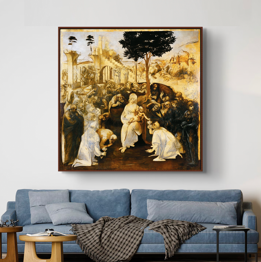La Adoración de los Magos - Leonardo da Vinci (Light)
