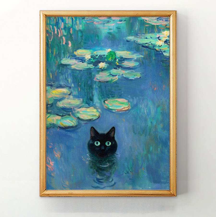 Waterlily Cat