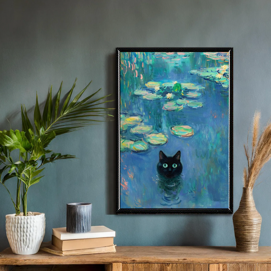 Waterlily Cat