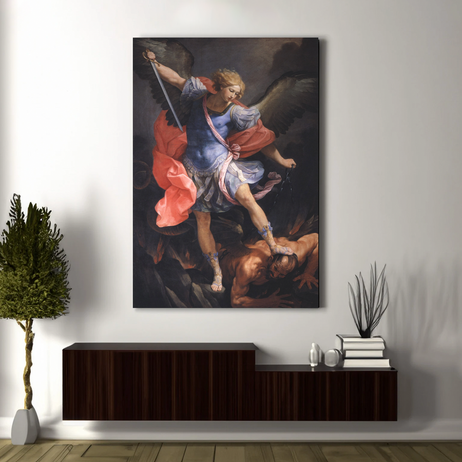 Erzengel San Miguel Arcángel derrotando a Satanás  - Guido Reni