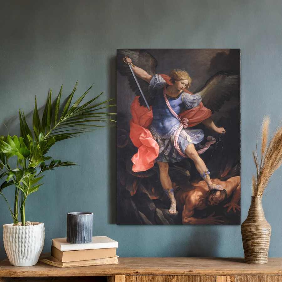 Erzengel San Miguel Arcángel derrotando a Satanás  - Guido Reni
