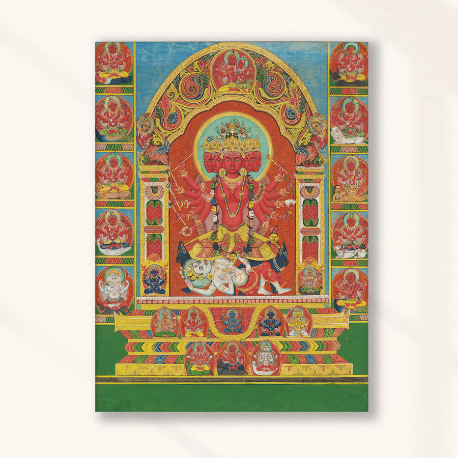 Diosa Tripurasundari Parvati Shiva Durga Purnacandi