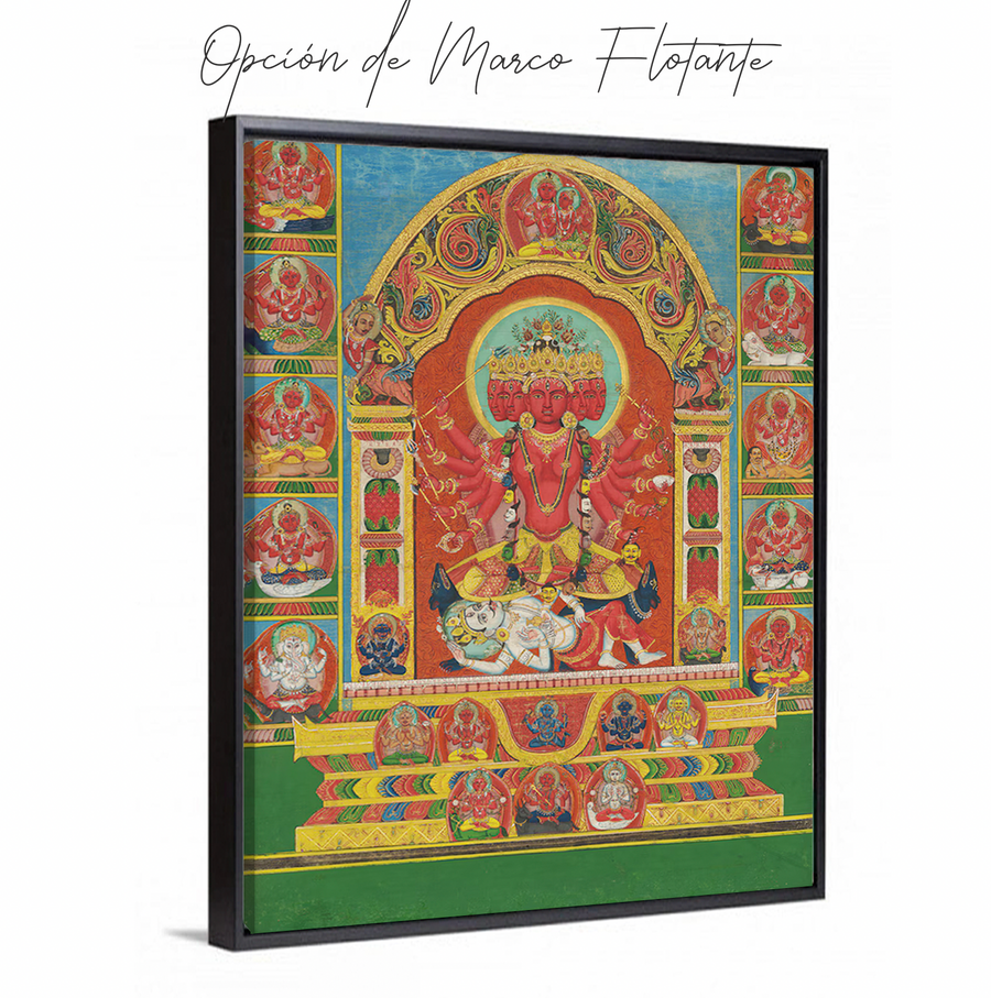 Diosa Tripurasundari Parvati Shiva Durga Purnacandi