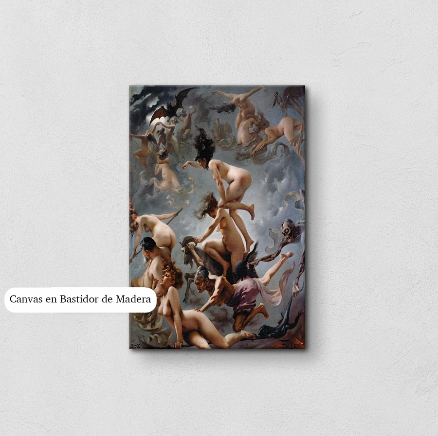 Brujas yendo al Sabbath - Luis Ricardo Falero
