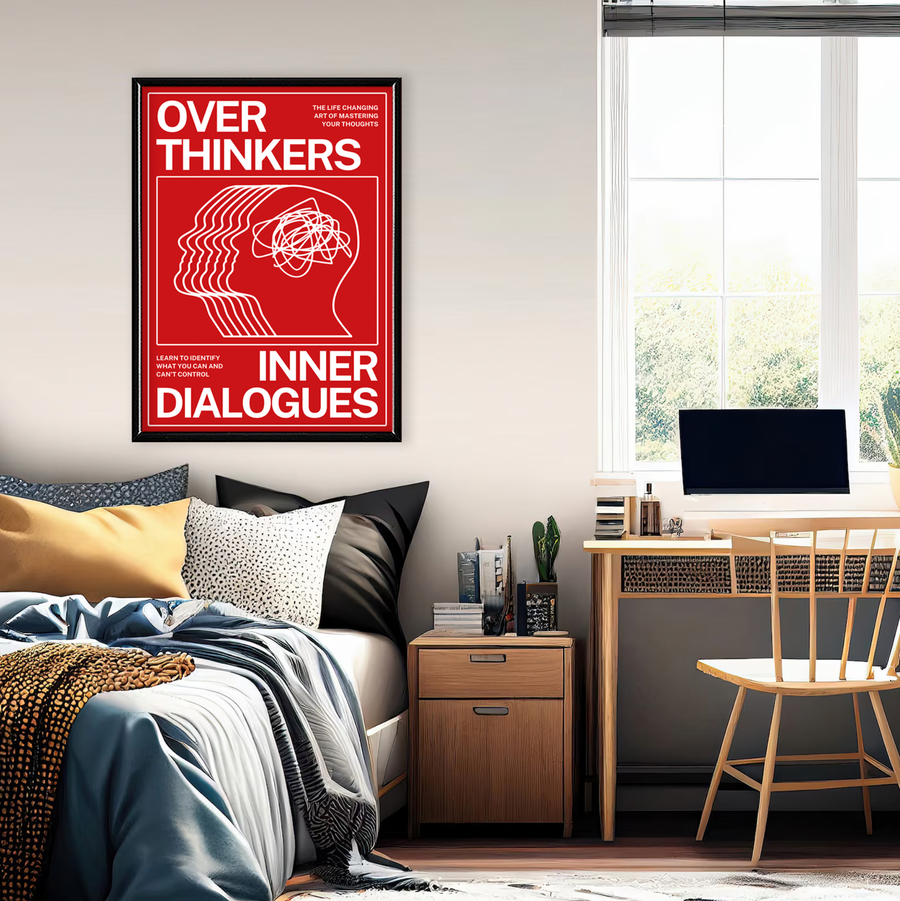 Over Thinkers Inner Dialogues (Red - White)