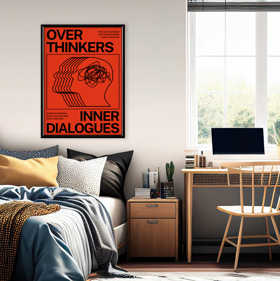Over Thinkers Inner Dialogues (Black - Red)